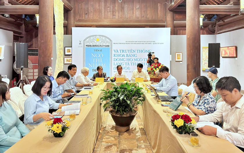 Hội thảo khoa học Tiến sĩ Ngô Thì Nhậm và truyền thống khoa bảng dòng họ - Ảnh 2.