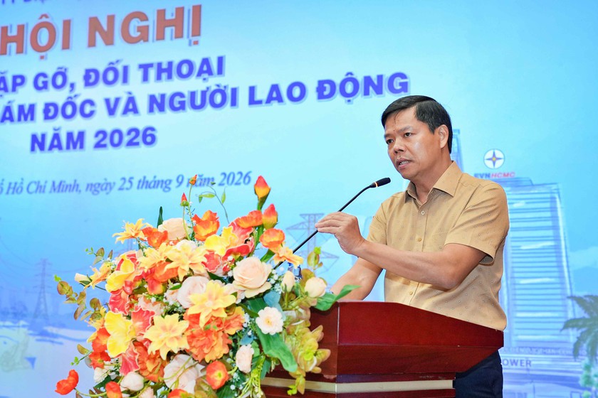 Điện lực Th&agrave;nh phố Hồ Ch&iacute; Minh đối thoại với người lao động, kịp thời giải quyết kiến nghị từ cơ sở - Ảnh 3.