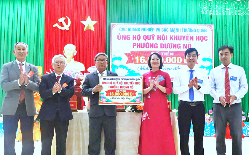 Đại hội đại biểu Hội Khuyến học phường Dương Nỗ (th&agrave;nh phố Huế) lần thứ I - Ảnh 1.