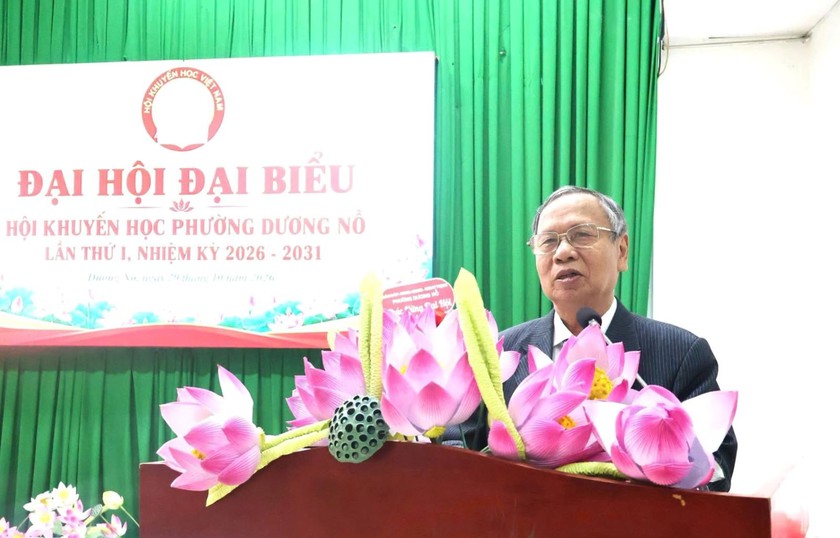 Đại hội đại biểu Hội Khuyến học phường Dương Nỗ (th&agrave;nh phố Huế) lần thứ I - Ảnh 3.
