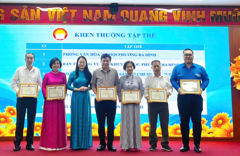 Ba Đ&igrave;nh (H&agrave; Nội) đẩy mạnh khuyến học, khuyến t&agrave;i, x&acirc;y dựng x&atilde; hội học tập - Ảnh 3.