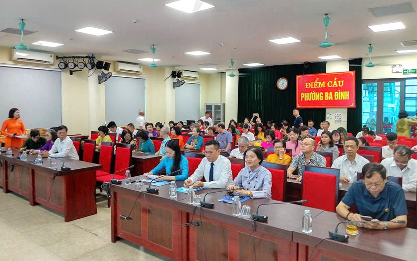 Ba Đ&igrave;nh (H&agrave; Nội) đẩy mạnh khuyến học, khuyến t&agrave;i, x&acirc;y dựng x&atilde; hội học tập - Ảnh 2.
