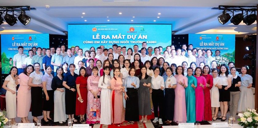 Bộ Gi&aacute;o dục v&agrave; Đ&agrave;o tạo phối hợp với Quỹ V&igrave; tương lai xanh triển khai dự &aacute;n &ldquo;C&ugrave;ng em x&acirc;y dựng ng&ocirc;i trường xanh&rdquo; - Ảnh 3.