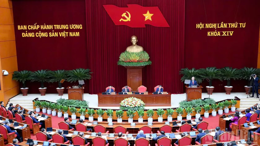 Ph&aacute;t biểu khai mạc của Tổng B&iacute; thư, Chủ tịch nước T&ocirc; L&acirc;m tại Hội nghị Trung ương 4 - Ảnh 2.
