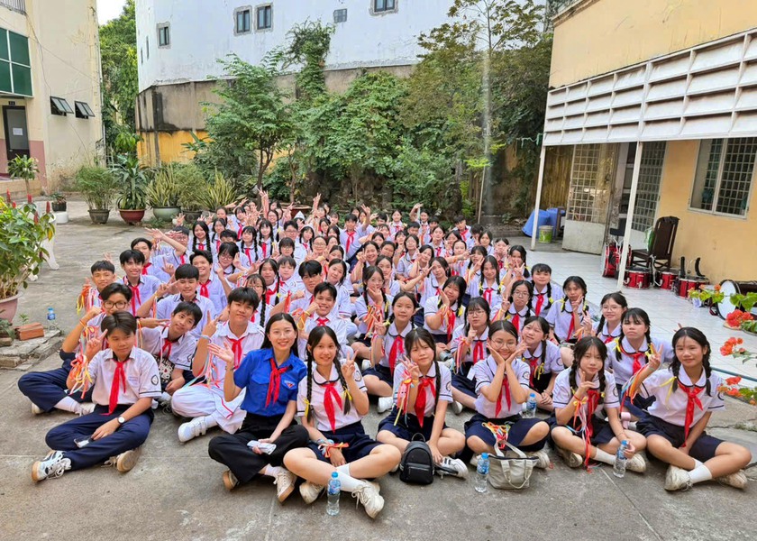 Trường Trung học cơ sở Trần Văn Quang đạt th&agrave;nh t&iacute;ch cao tại Hội thi Nghi thức Đội - Ảnh 8.