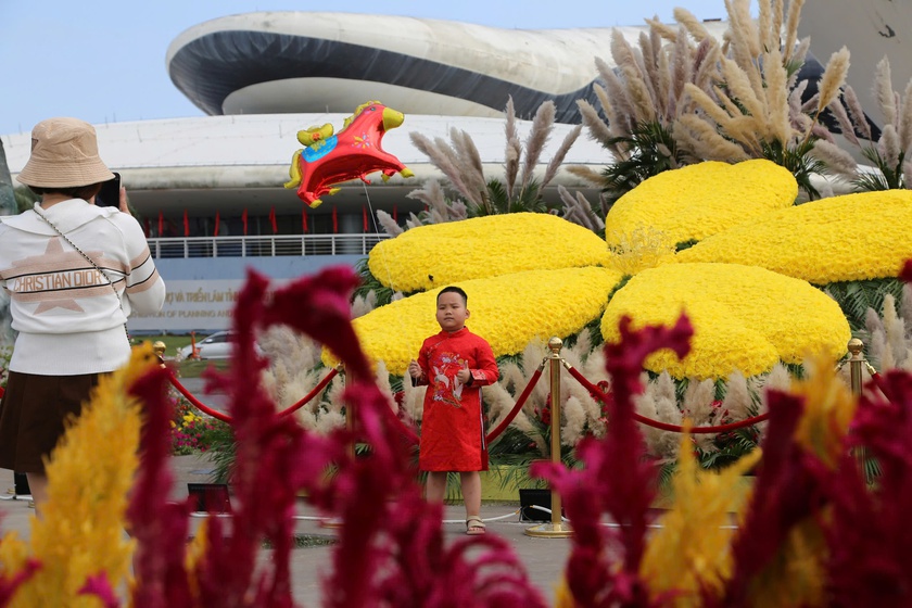 Sức h&uacute;t của đại lộ hoa v&agrave; &aacute;nh s&aacute;ng Tết B&iacute;nh Ngọ tại Quảng Ninh - Ảnh 7.