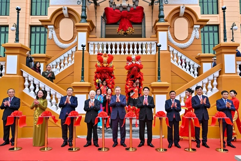 Khánh thành công trình Trụ sở làm việc Cơ quan Chủ tịch nước - Ảnh 1.