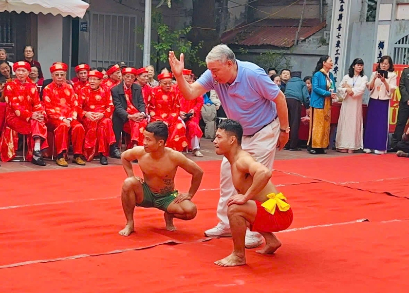 Lễ hội Vật truyền thống đ&igrave;nh Mai Động xu&acirc;n B&iacute;nh Ngọ 2026 - Ảnh 2.