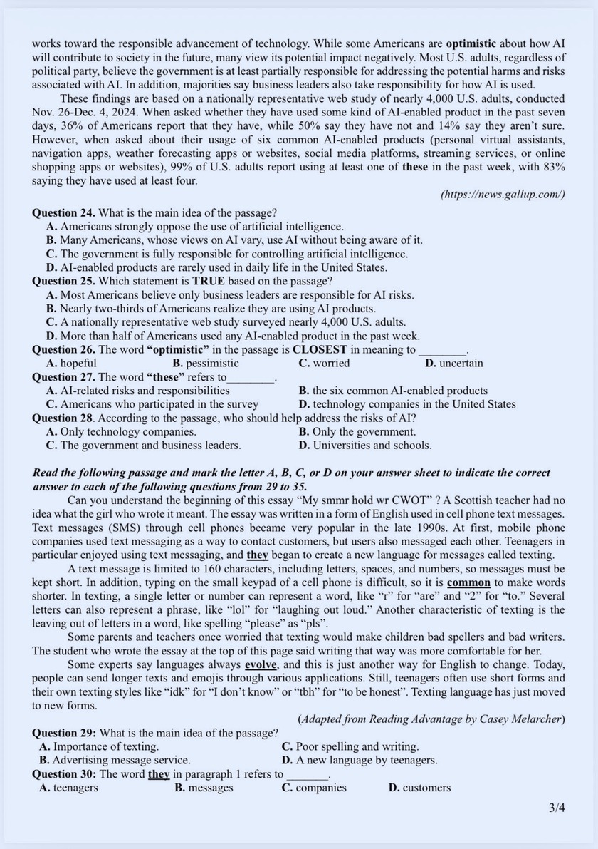 Ph&uacute; Thọ c&ocirc;ng bố cấu tr&uacute;c v&agrave; đề thi tham khảo lớp 10 m&ocirc;n Tiếng Anh năm học 2026-2027 - Ảnh 4.