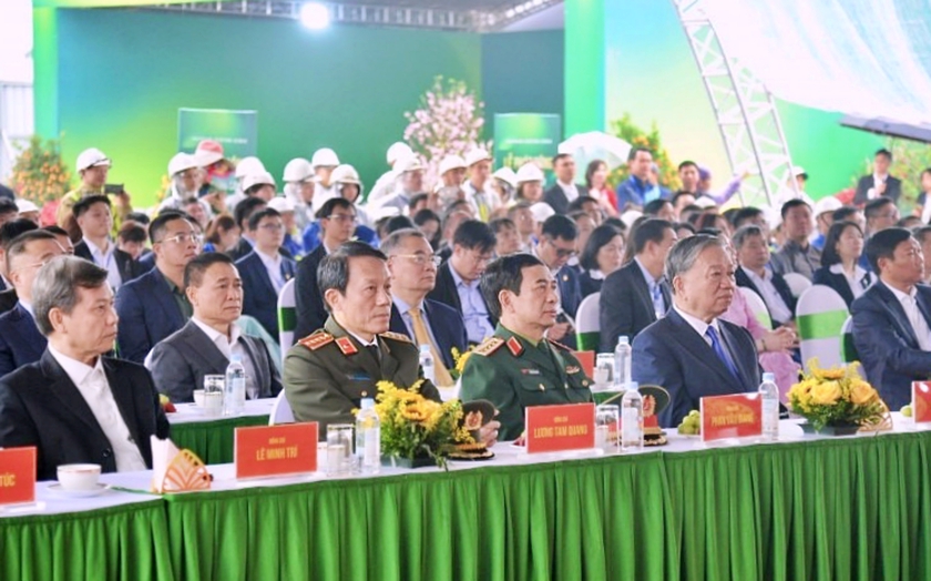 Tổng Bí thư Tô Lâm dự Lễ Phát động Tết trồng cây đời đời nhớ ơn Bác Hồ - Ảnh 2.