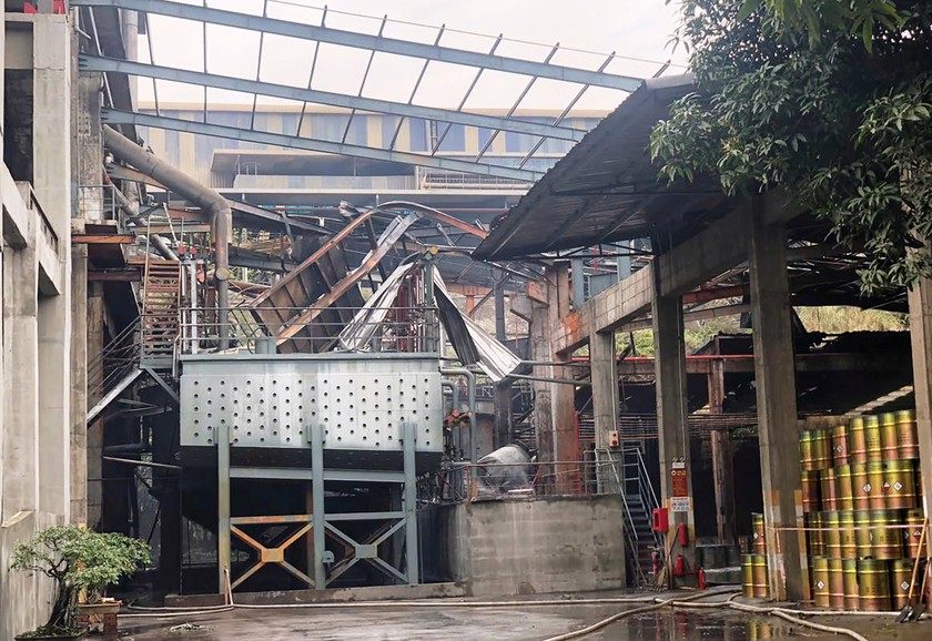 Nổ bồn tinh chế tại C&ocirc;ng ty sản xuất phốt pho v&agrave;ng (PP5) ở L&agrave;o Cai, 1 tổ trưởng sản xuất tử vong - Ảnh 1.