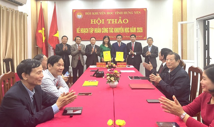Hội Khuyến học tỉnh Hưng Y&ecirc;n: Triển khai kế hoạch tập huấn 2026 v&agrave; g&oacute;p &yacute; Đề &aacute;n sắp xếp hội quần ch&uacute;ng - Ảnh 2.