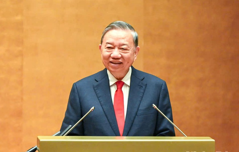 Ph&aacute;t biểu của Tổng B&iacute; thư T&ocirc; L&acirc;m tại Hội nghị to&agrave;n quốc qu&aacute;n triệt Nghị quyết 79, Nghị quyết 80 của Bộ Ch&iacute;nh trị - Ảnh 1.