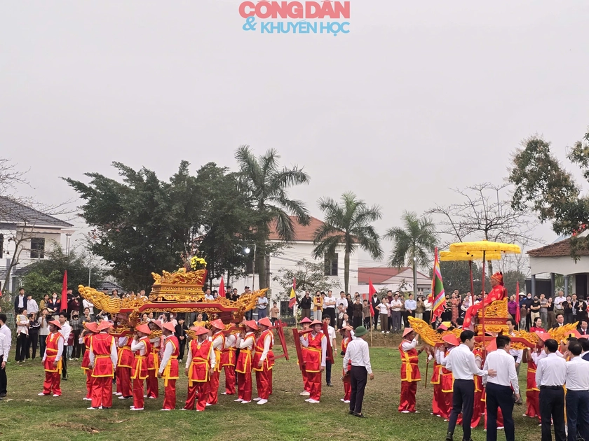 Sau 19 năm, một lễ hội d&acirc;n gian được kh&ocirc;i phục lại ở Ph&uacute; Thọ: Sức sống mới từ sự trao truyền thế hệ - Ảnh 5.