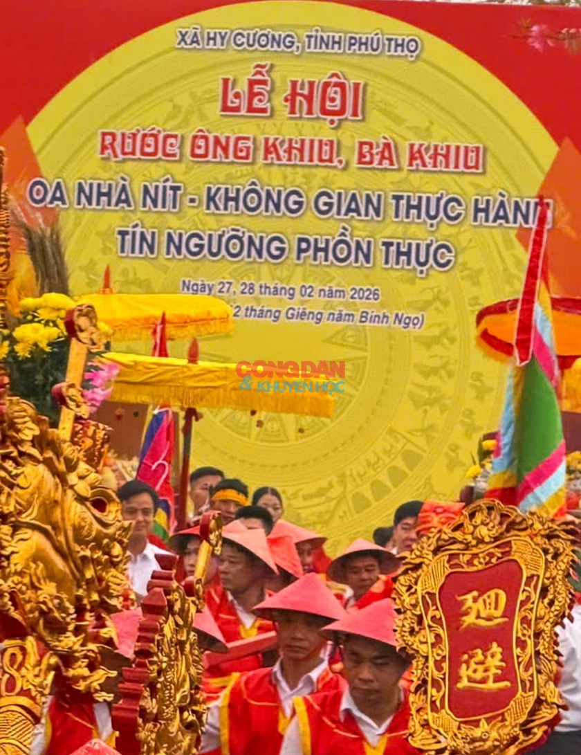 Sau 19 năm, một lễ hội d&acirc;n gian được kh&ocirc;i phục lại ở Ph&uacute; Thọ: Sức sống mới từ sự trao truyền thế hệ - Ảnh 2.