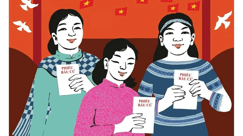 Ph&aacute;t thẻ cử tri cho người kh&ocirc;ng li&ecirc;n lạc được - Ảnh 1.