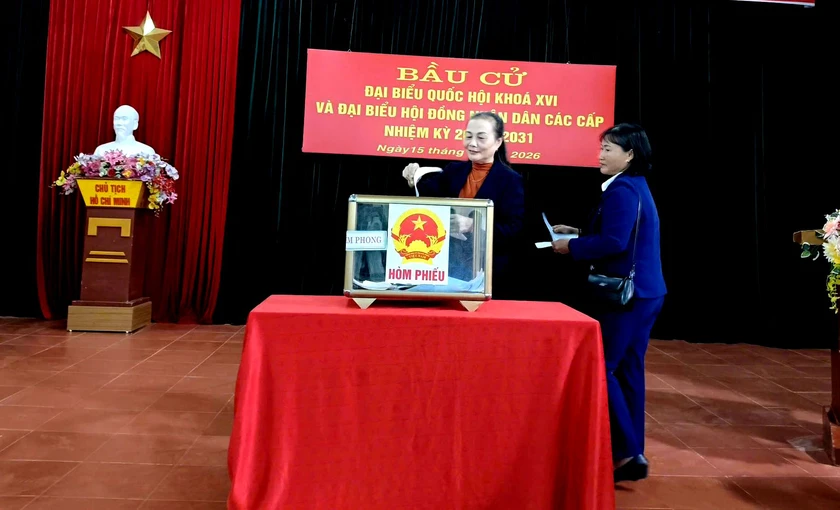 Phường L&agrave;o Cai vận h&agrave;nh thử nghiệm khai mạc bầu cử - Ảnh 6.