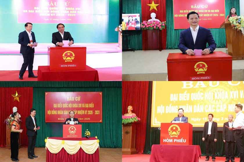 Th&aacute;i Nguy&ecirc;n: 99,96% cử tri tham gia bỏ phiếu bầu cử đại biểu Quốc hội v&agrave; HĐND c&aacute;c cấp - Ảnh 1.