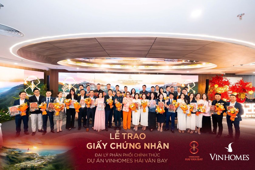 C&ocirc;ng bố 34 đại l&yacute; chiến lược: &ldquo;Ph&aacute;t s&uacute;ng lệnh&rdquo; k&iacute;ch hoạt &ldquo;đường băng&rdquo; cho Vinhomes Hải V&acirc;n Bay - Ảnh 1.