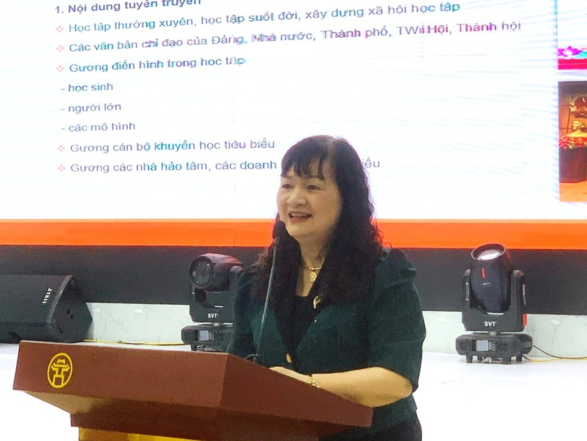 Hội Khuyến học H&agrave; Nội tập huấn nghiệp vụ, th&uacute;c đẩy "Khuyến học xanh" v&agrave; "B&igrave;nh d&acirc;n học vụ số" năm 2026 - Ảnh 1.