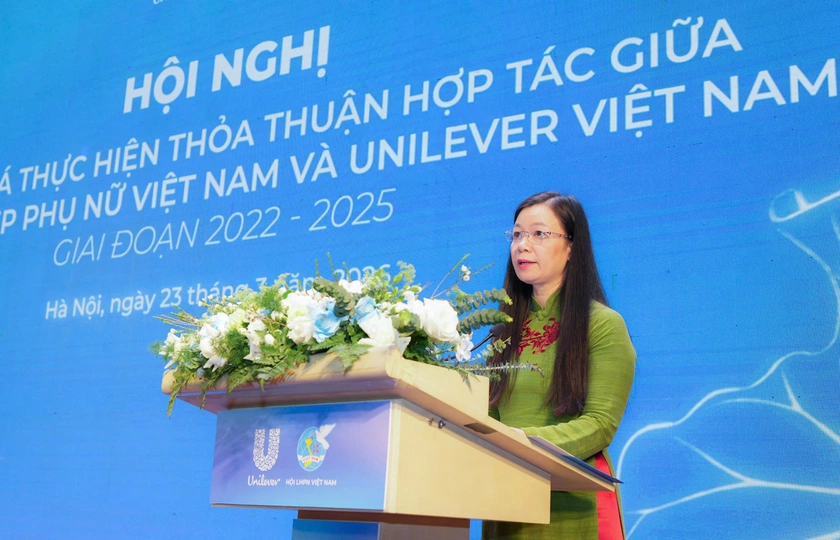 Hội Li&ecirc;n hiệp Phụ nữ Việt Nam v&agrave; Unilever "tiếp sức" cho 100.000 phụ nữ n&acirc;ng cao năng lực - Ảnh 2.