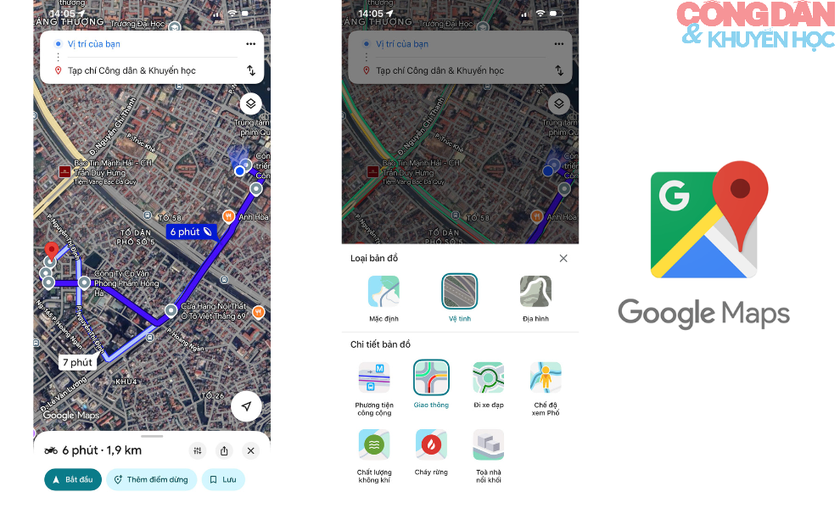 Google Maps c&oacute; t&iacute;nh năng mới, gi&uacute;p người tham gia giao th&ocirc;ng tr&aacute;nh tắc đường, kẹt xe - Ảnh 1.