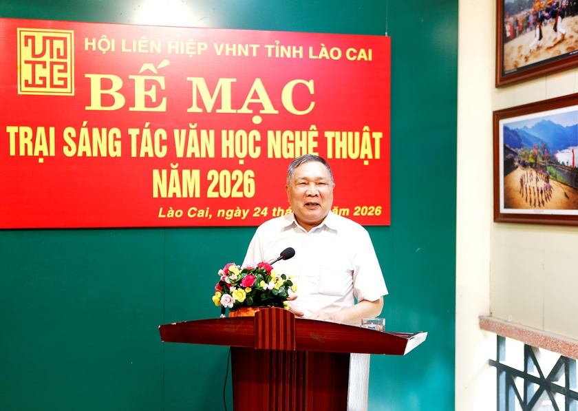 Mở đợt s&aacute;ng t&aacute;c Văn học - Nghệ thuật tổng hợp về &ldquo;L&agrave;o Cai hạnh ph&uacute;c&rdquo; - Ảnh 4.