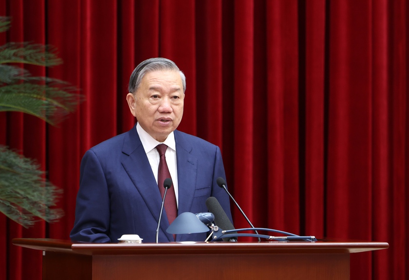 To&agrave;n văn ph&aacute;t biểu của Tổng B&iacute; thư T&ocirc; L&acirc;m tại Bế mạc Hội nghị lần thứ hai BCH TƯ Đảng kho&aacute; XIV - Ảnh 1.