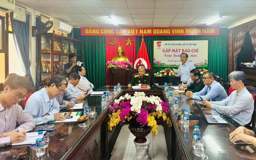 Năm 2026, Hội Hỗ trợ gia đ&igrave;nh liệt sĩ Việt Nam vận động nhiều kinh ph&iacute; cho hoạt động tri &acirc;n - Ảnh 3.