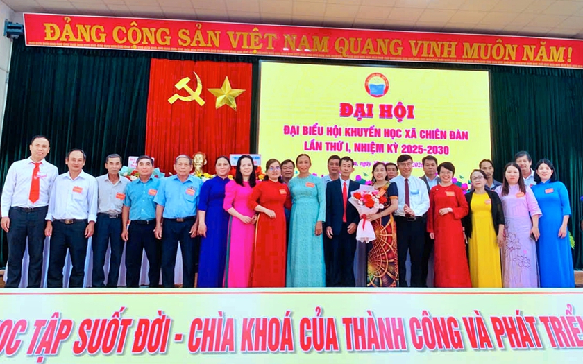 X&atilde; Chi&ecirc;n Đ&agrave;n (Đ&agrave; Nẵng) tổ chức Đại hội Hội Khuyến học lần thứ I, nhiệm kỳ 2025-2030 - Ảnh 4.