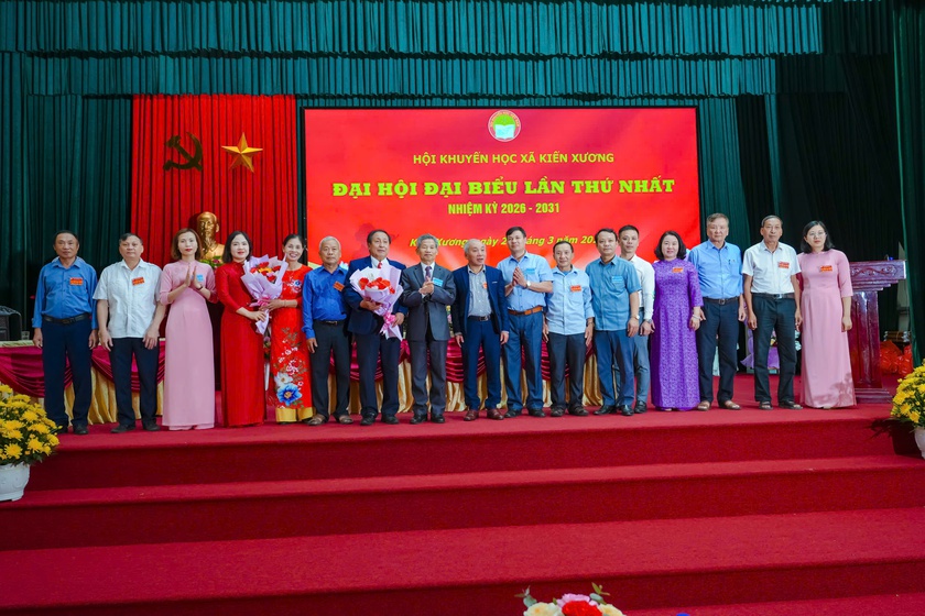 Xã Kiến Xương (Hưng Yên) tổ chức Đại hội đại biểu Hội Khuyến học lần thứ I, nhiệm kỳ 2026-2031 - Ảnh 4.