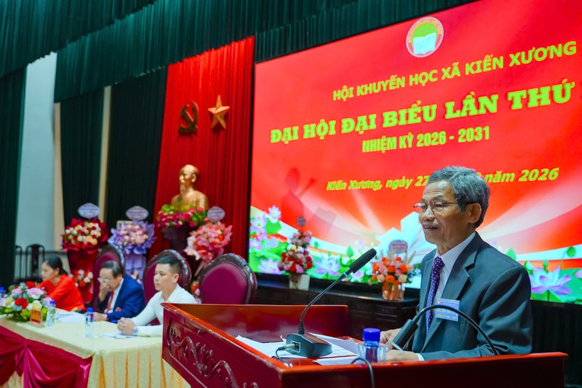 Xã Kiến Xương (Hưng Yên) tổ chức Đại hội đại biểu Hội Khuyến học lần thứ I, nhiệm kỳ 2026-2031 - Ảnh 5.