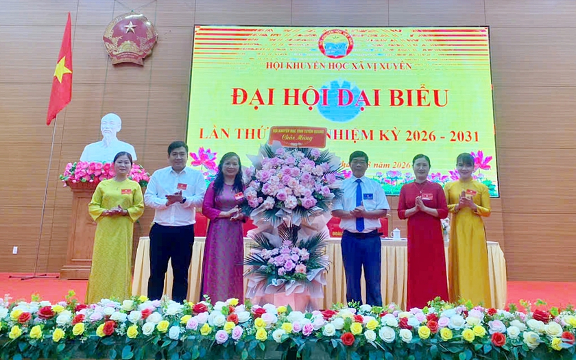 Hội Khuyến học tỉnh Tuy&ecirc;n Quang dự v&agrave; chỉ đạo Đại hội Hội Khuyến học x&atilde; Vị Xuy&ecirc;n, Ngọc Đường - Ảnh 1.