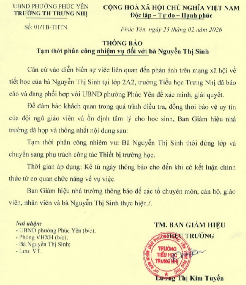 Đạo đức nhà giáo và bài học sau sự cố tại Trường Tiểu học Trưng Nhị - Ảnh 2.