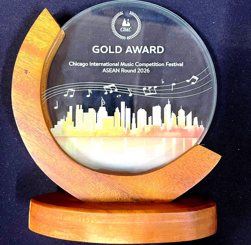 Học sinh L&agrave;o Cai gi&agrave;nh giải V&agrave;ng Cuộc thi &Acirc;m nhạc quốc tế Chicago khu vực ASEAN - Ảnh 3.