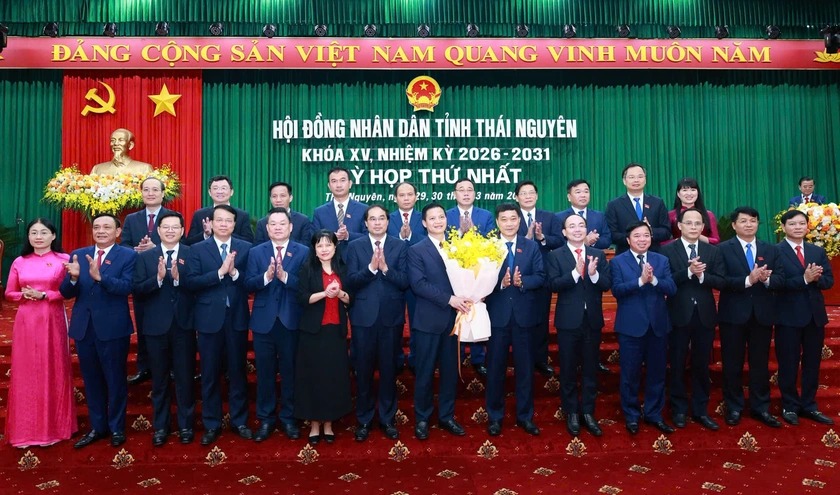 Kỳ họp thứ Nhất, HĐND tỉnh Th&aacute;i Nguy&ecirc;n kh&oacute;a XV, nhiệm kỳ 2026 - 2031 bầu c&aacute;c chức danh l&atilde;nh đạo HĐND v&agrave; UBND tỉnh. - Ảnh 10.