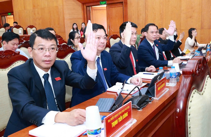 Kỳ họp thứ Nhất, HĐND tỉnh Th&aacute;i Nguy&ecirc;n kh&oacute;a XV, nhiệm kỳ 2026 - 2031 bầu c&aacute;c chức danh l&atilde;nh đạo HĐND v&agrave; UBND tỉnh. - Ảnh 8.
