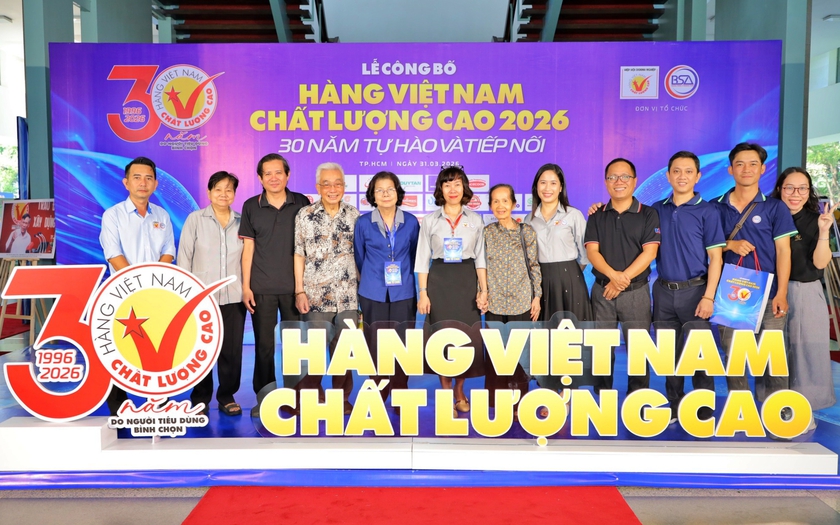 581 doanh nghiệp nhận danh hiệu Hàng Việt Nam chất lượng cao năm 2026 - Ảnh 1.