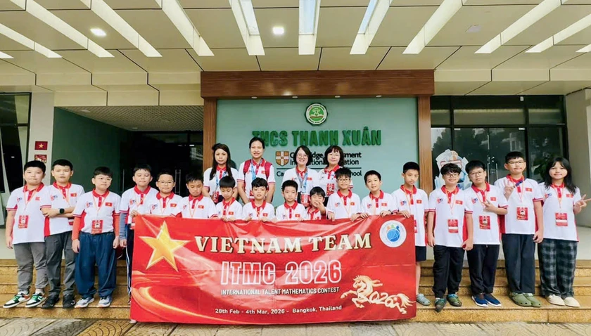 Học sinh MAY Academy xuất sắc gi&agrave;nh Huy chương V&agrave;ng To&aacute;n Quốc tế ITMC 2026 - Ảnh 3.