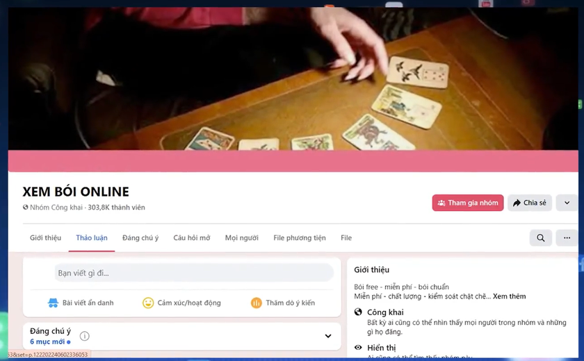 Cần chú ý các chiêu lừa xem bói, giải hạn online - Ảnh 1.