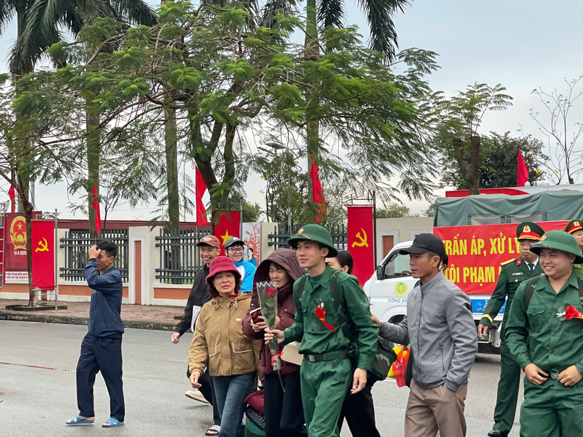 Ngày hội tòng quân: Thanh niên cả nước lên đường nhập ngũ - Ảnh 1.