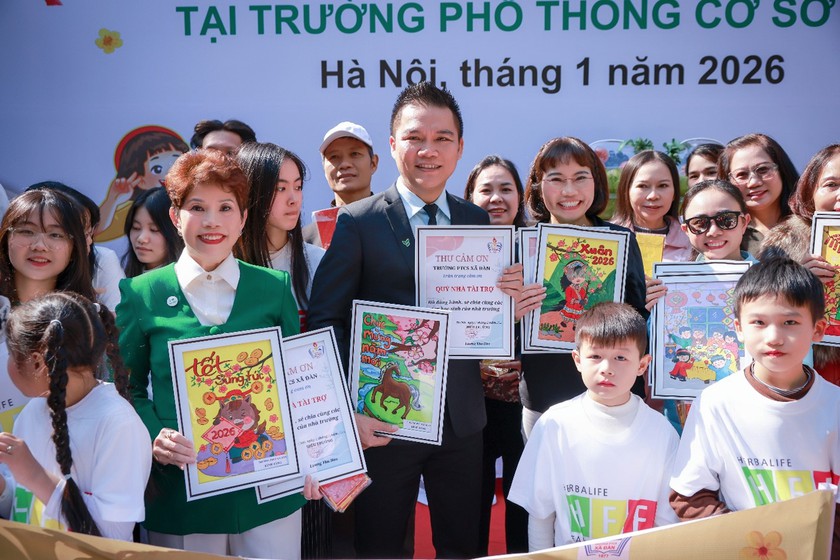 Lan tỏa h&agrave;nh tr&igrave;nh "Xu&acirc;n Y&ecirc;u Thương" 2026 tới trẻ em, người cao tuổi tại c&aacute;c Trung t&acirc;m Casa Herbalife - Ảnh 1.