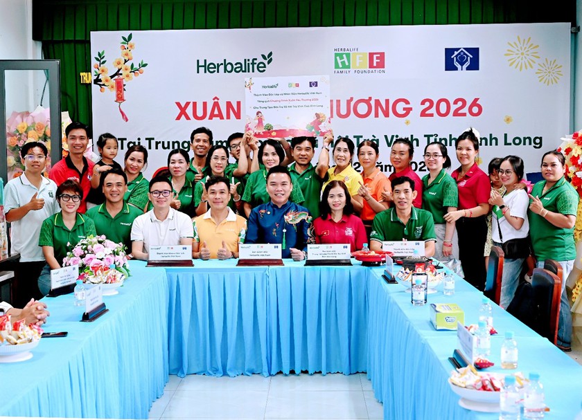 Lan tỏa h&agrave;nh tr&igrave;nh "Xu&acirc;n Y&ecirc;u Thương" 2026 tới trẻ em, người cao tuổi tại c&aacute;c Trung t&acirc;m Casa Herbalife - Ảnh 4.