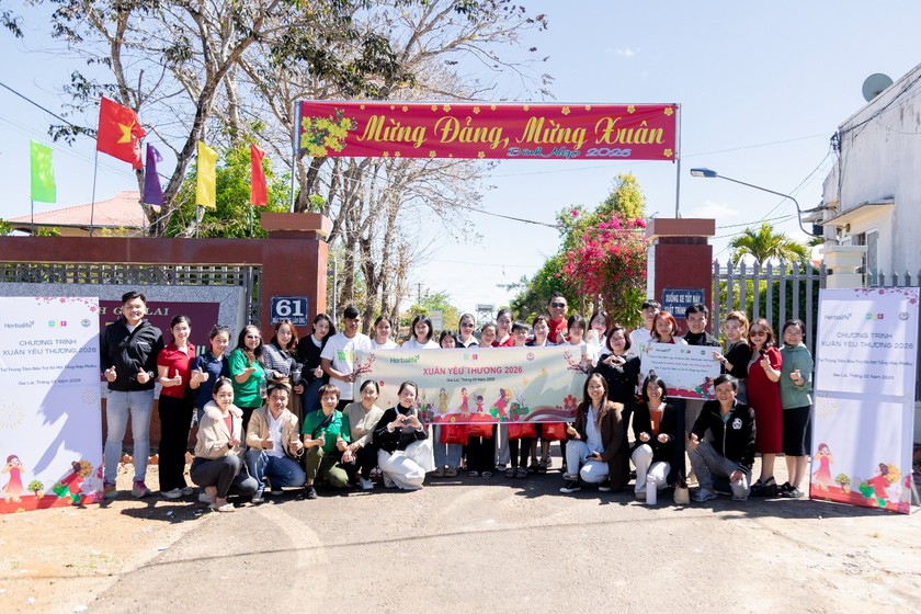 Lan tỏa h&agrave;nh tr&igrave;nh "Xu&acirc;n Y&ecirc;u Thương" 2026 tới trẻ em, người cao tuổi tại c&aacute;c Trung t&acirc;m Casa Herbalife - Ảnh 5.