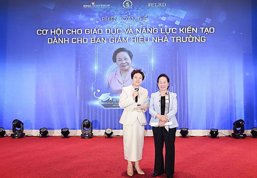 GS.TS Nguyễn Thị Doan: Hiệu trưởng phải l&agrave; "trục xoay" để bứt ph&aacute; gi&aacute;o dục - Ảnh 3.
