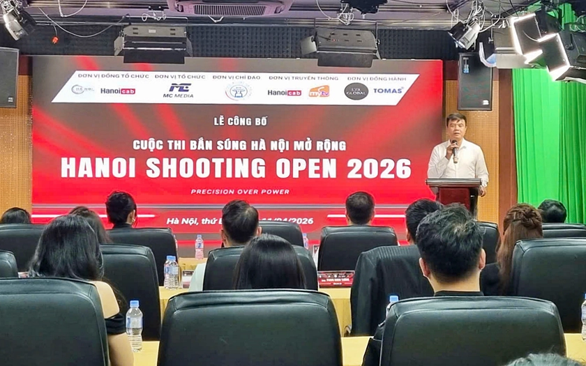 Thi bắn súng mở rộng "Hà Nội shooting Open 2026" - Ảnh 1.
