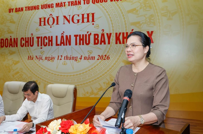 Đoàn Chủ tịch Ủy ban Trung ương Mặt trận Tổ quốc Việt Nam thảo luận nhiều vấn đề then chốt - Ảnh 4.