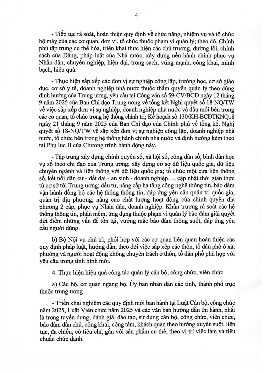 Nghị quyết 105/NQ-CP của Ch&iacute;nh phủ về tiếp tục x&acirc;y dựng, ho&agrave;n thiện tổ chức bộ m&aacute;y - Ảnh 5.
