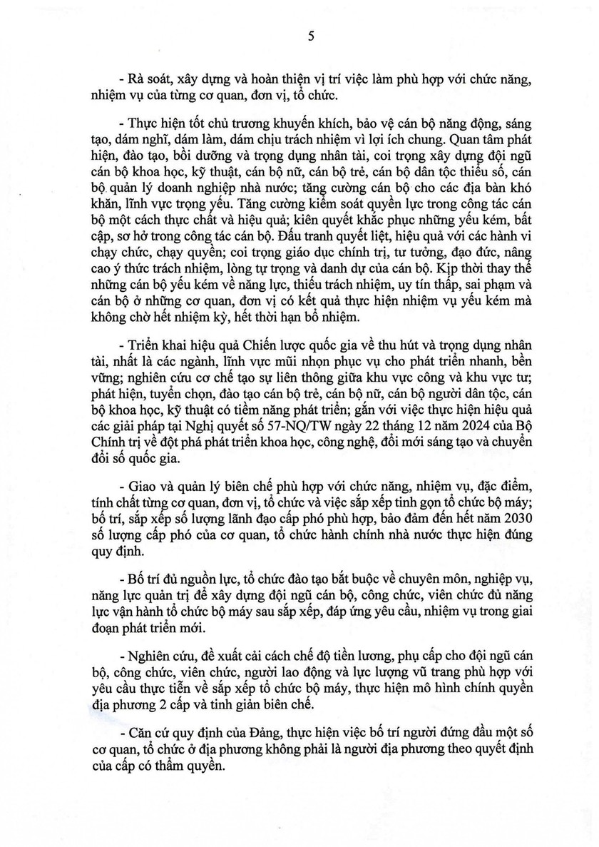 Nghị quyết 105/NQ-CP của Ch&iacute;nh phủ về tiếp tục x&acirc;y dựng, ho&agrave;n thiện tổ chức bộ m&aacute;y - Ảnh 6.