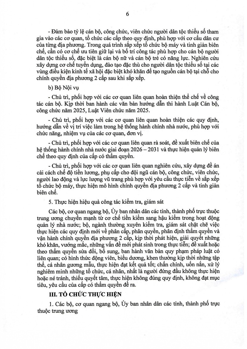 Nghị quyết 105/NQ-CP của Ch&iacute;nh phủ về tiếp tục x&acirc;y dựng, ho&agrave;n thiện tổ chức bộ m&aacute;y - Ảnh 7.